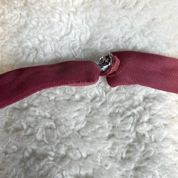 AZAZIE Dua 0 Maroon Burgundy Jumpsuit Pantsuit Bridesmaid Formal Halter Backless - Picture 2 of 7